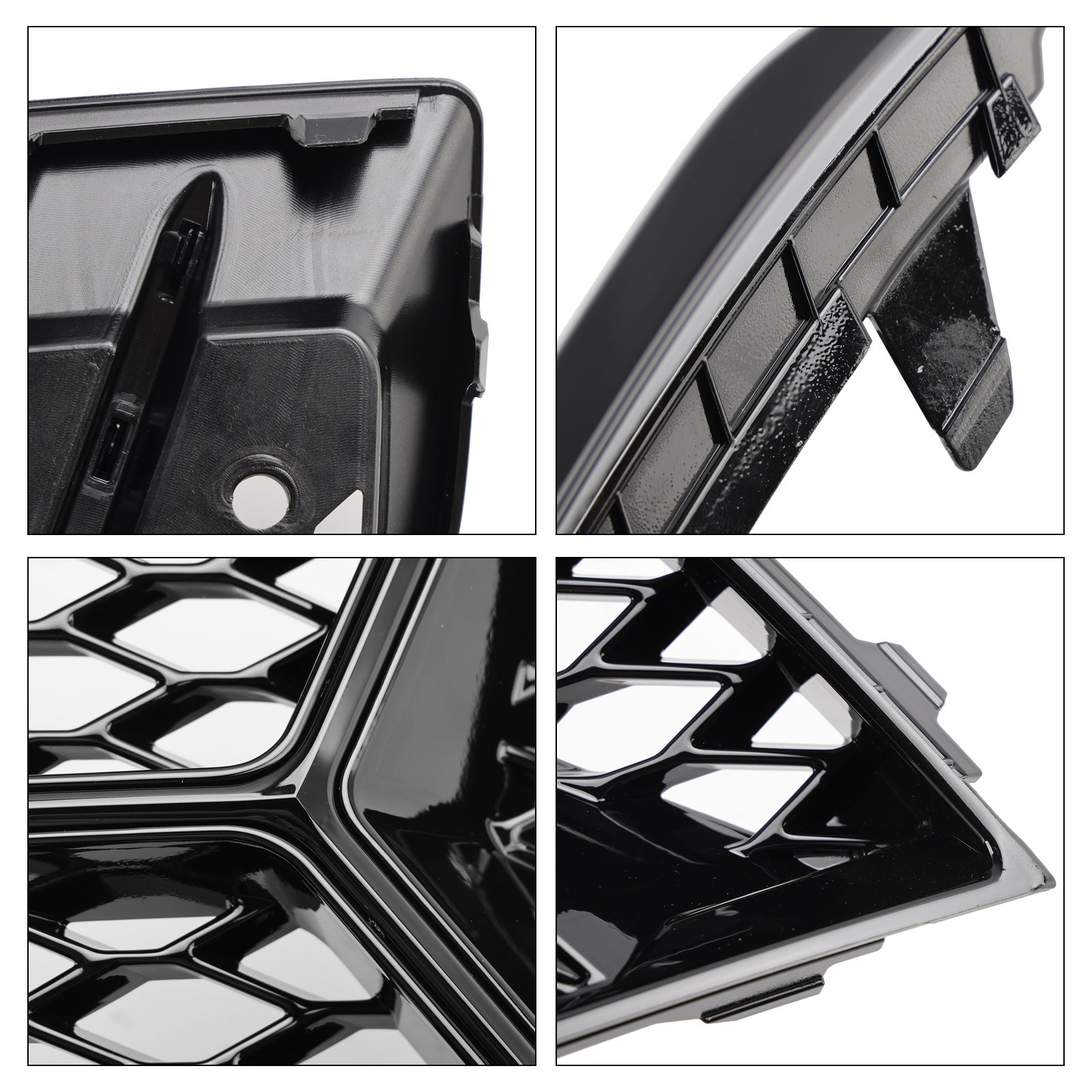 2017-2020 Audi A3 Front Bumper Grill Fog Light Cover Lamp Frame Trim