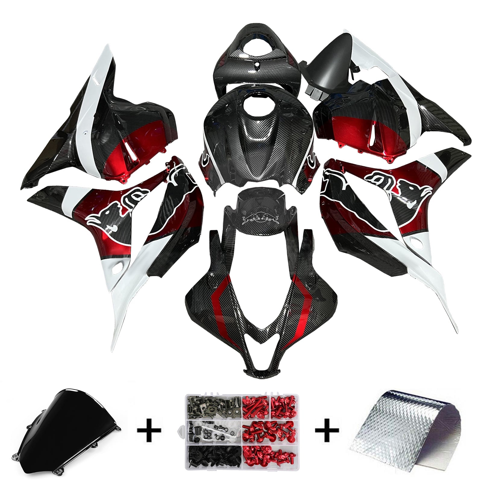 Injection Fairing Kit Bodywork Plastic ABS For Honda CBR600RR 2009-2012 F5