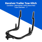 Receiver Trailer Tow Hitch Fit For Touring Electra Street Glide FLHX 2009-2023 Black