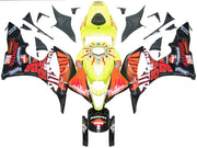 2007-2008 Honda CBR 600 RR Yellow Black Valentino Rossi Racing Fairings Generic