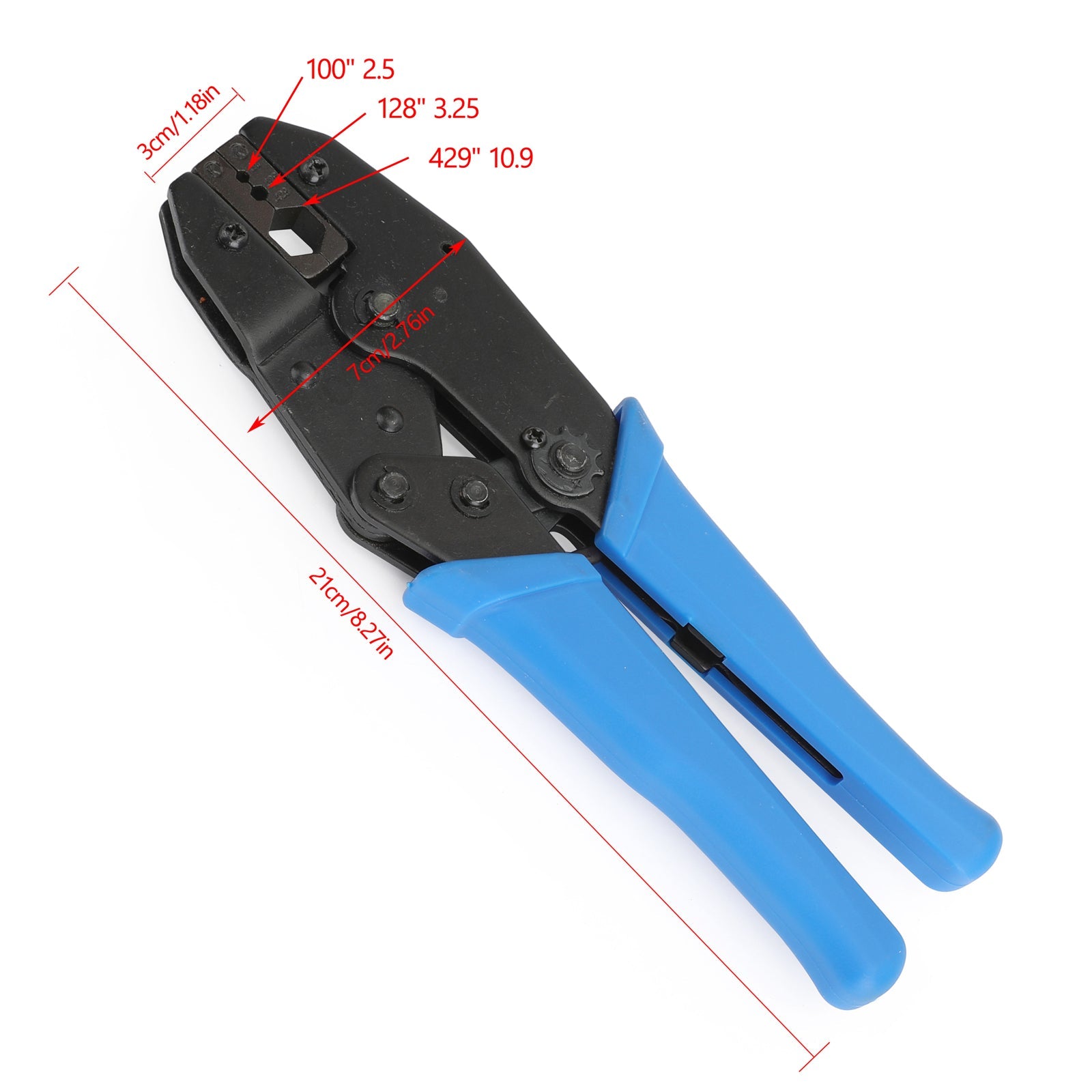Professional Hex Crimping Tool Coaxial Cable Multifunctional 9" Compression for F-pin/Coax/BNC SMA Connectors RG Types