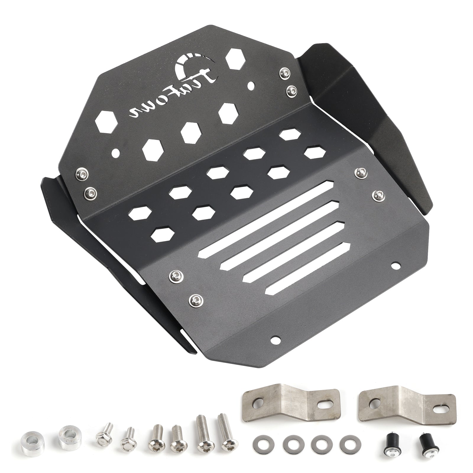 2020-2024 Honda CT125 Hunter Cub Black Under Guard Engine Guard Skid Plate
