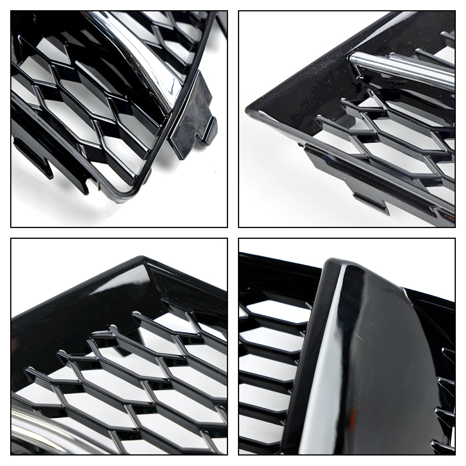 AUDI A3 S-LINE 2017-2019 8V Front Fog Light Cover Bezel Grill Grille 8V3807681AE 8V3807682Q