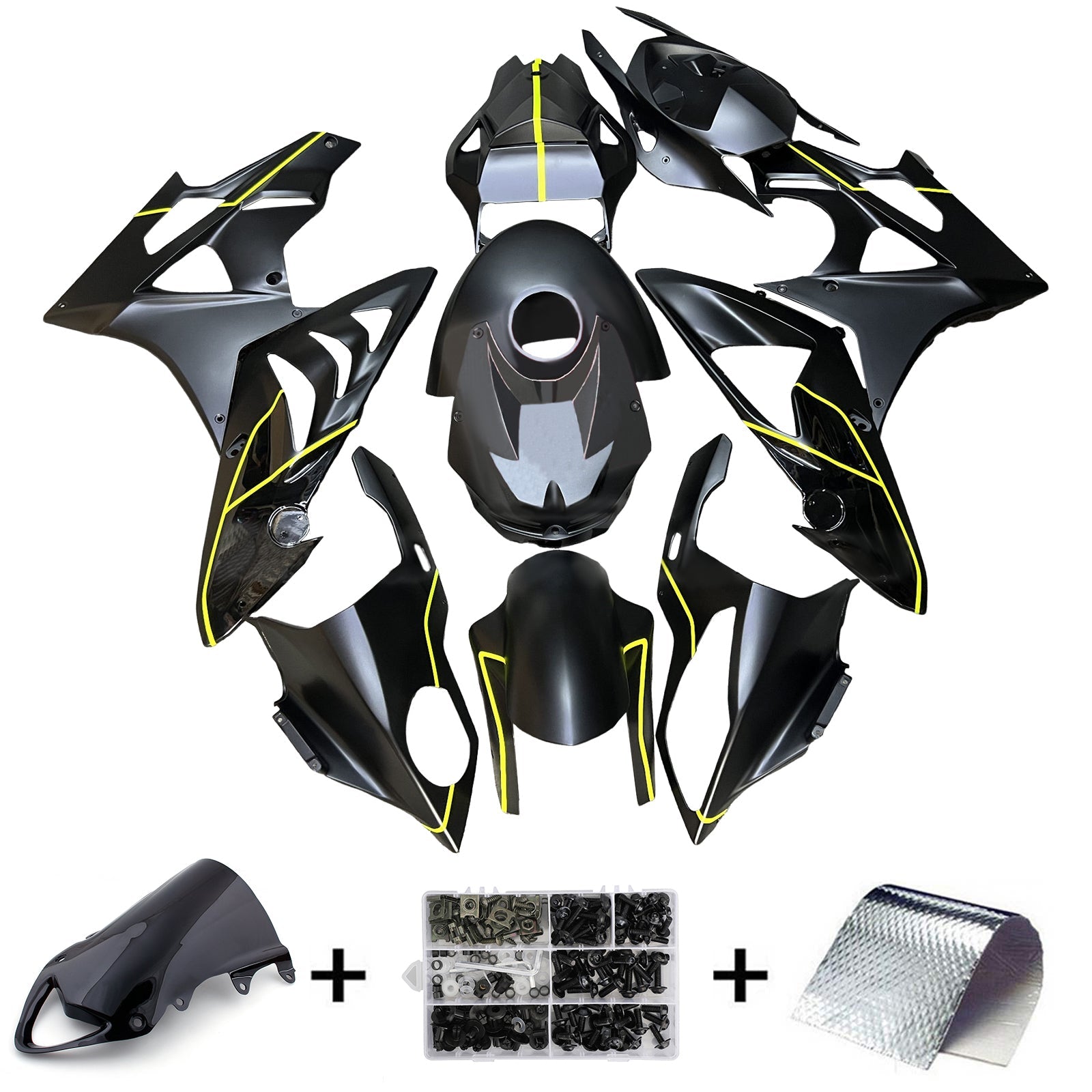 2009-2014 BMW S1000RR Injection Fairing Kit Bodywork Plastic ABS