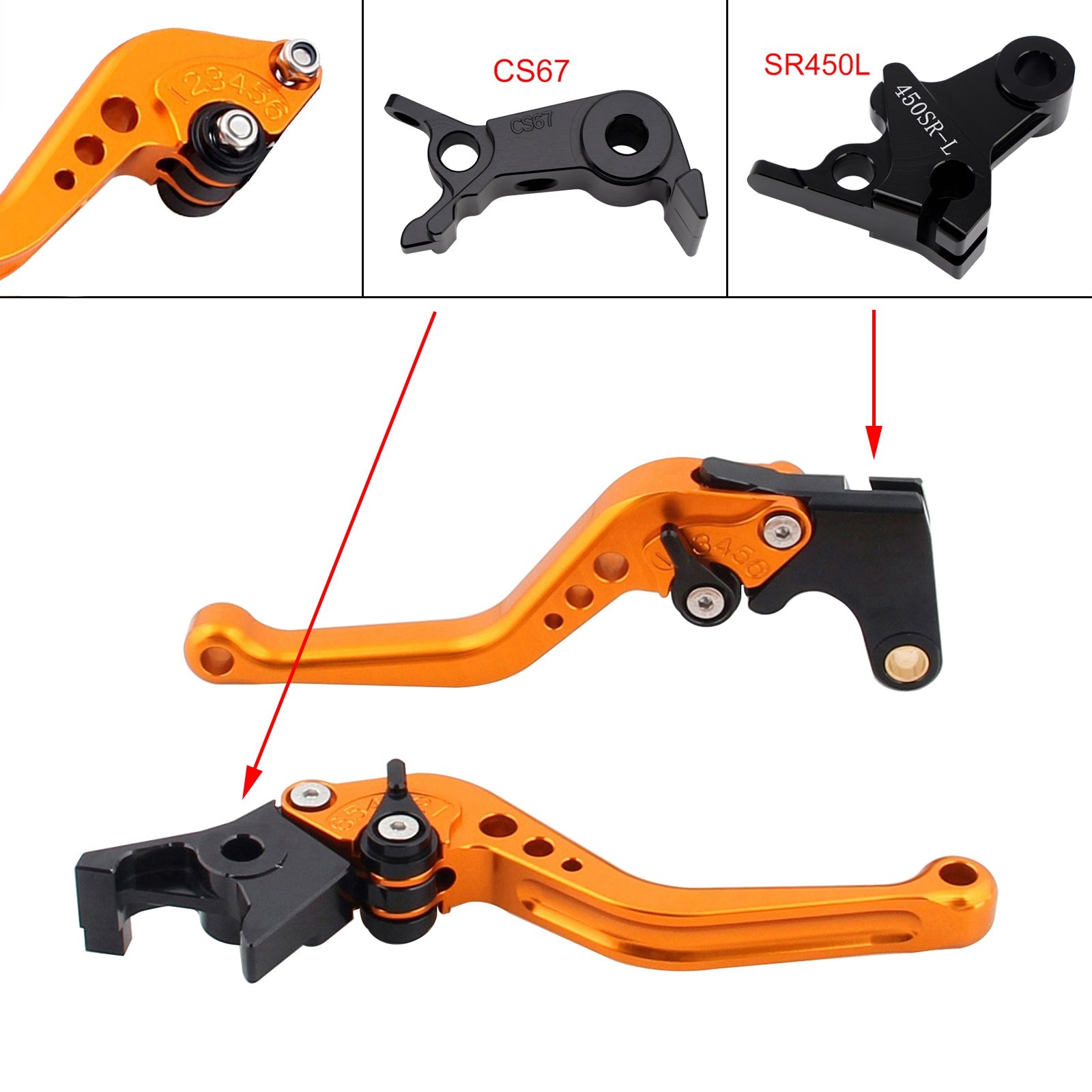 NEW Short Clutch Brake Lever fit for VOGE DS900X 900DSX 2024-2026
