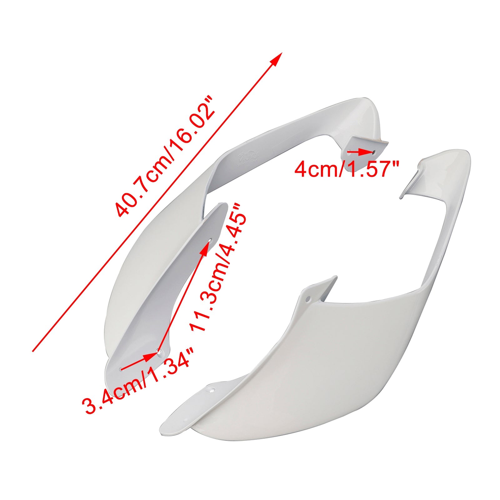 2021-2024 Yamaha YZF R1 R1M Front Side Winglets Wings Spoiler Fairing