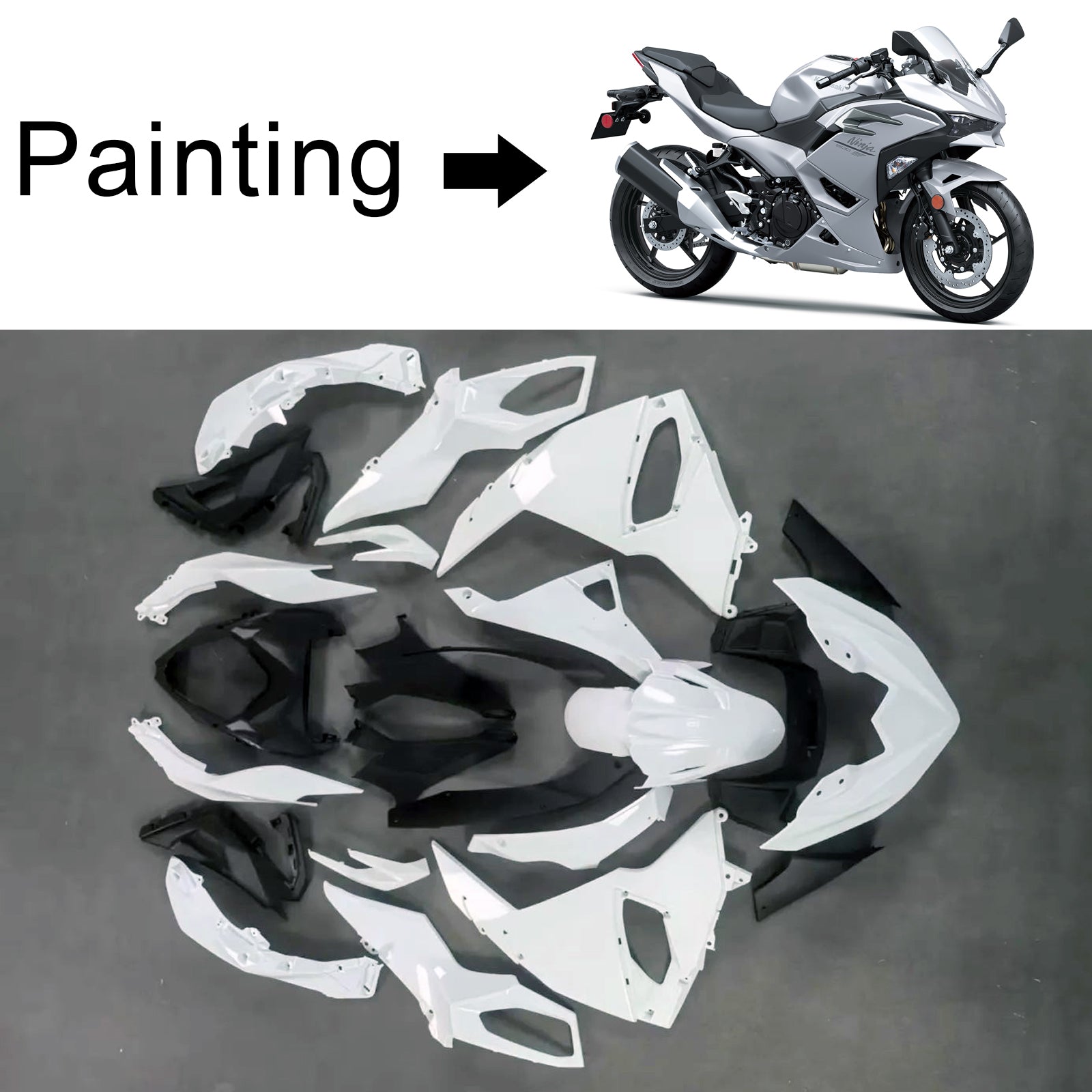 2020-2025 Kawasaki Ninja 500 Injection Fairing Kit Bodywork ABS