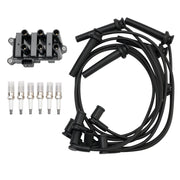 2001 Mazda MPV V6 2.5L Ignition Coil+6 Spark plug+6 Wire FD498 5F2Z-12029-AD 1F2118100