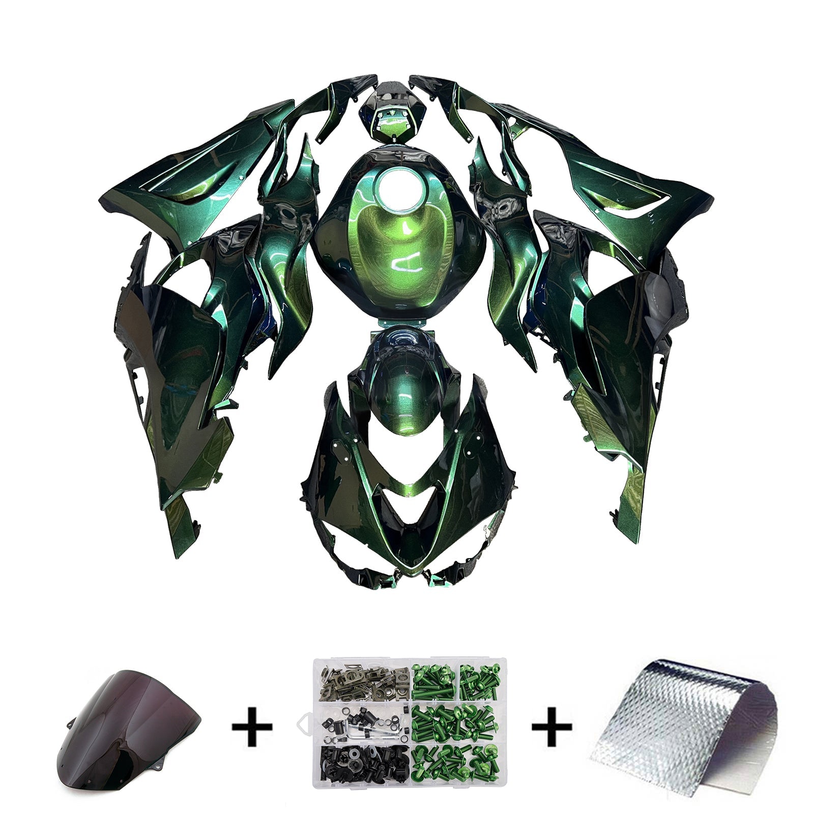 Injection Fairing Kit Bodywork Plastic ABS fit For Kawasaki ZX-6R 2024-2025