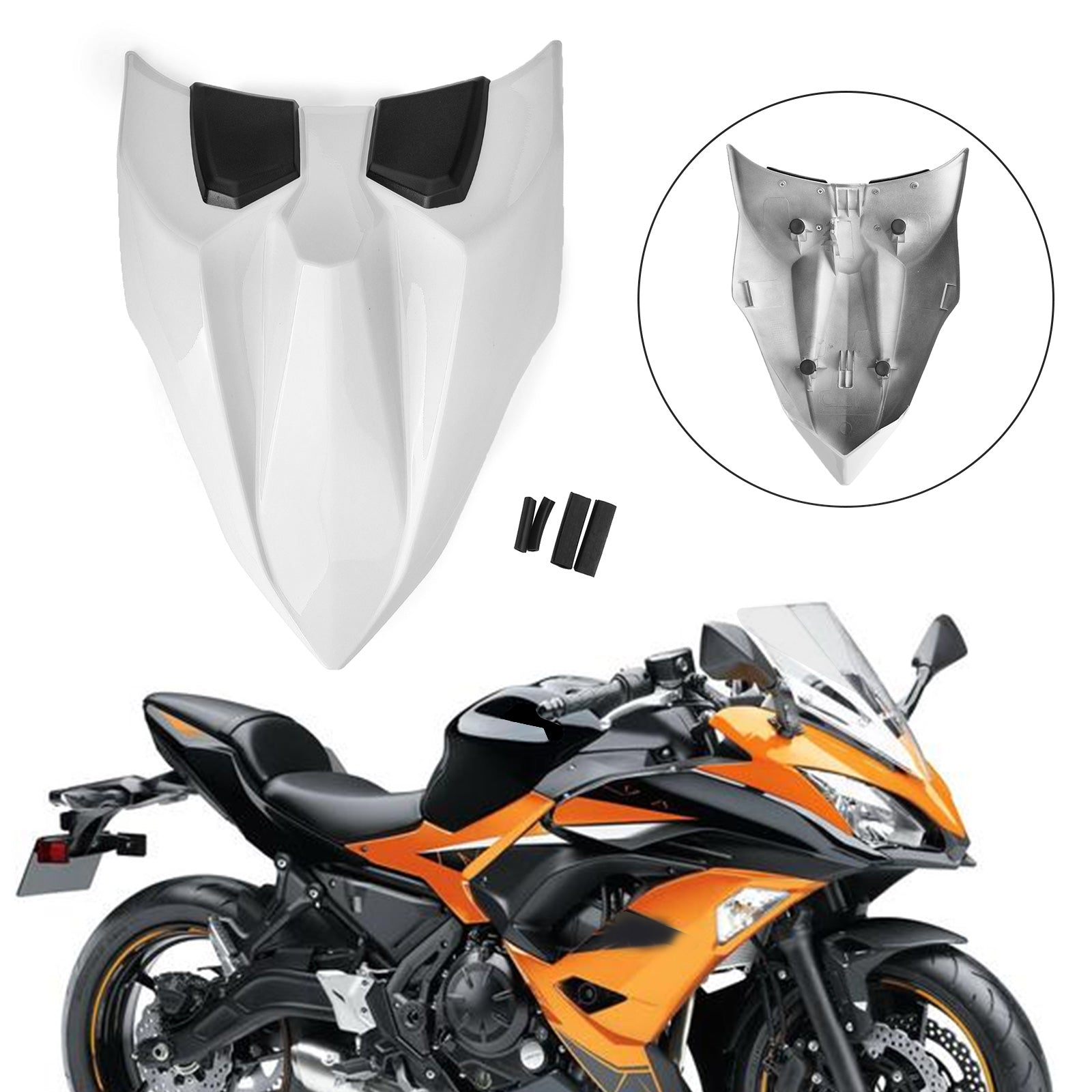 2017-2023 Kawasaki Z650 Ninja 650 Motorcycle Rear Seat Fairing Cover Cowl