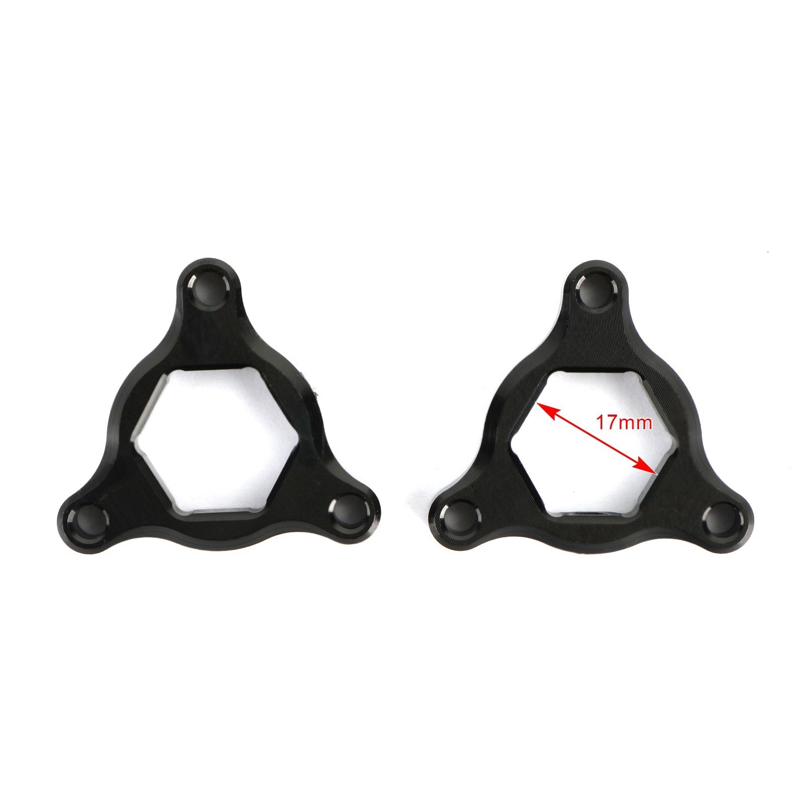 Yamaha FZS 600 1000 Fazer TDM850 TRX850 17MM FORK PRE ADJUSTERS BLACK Generic