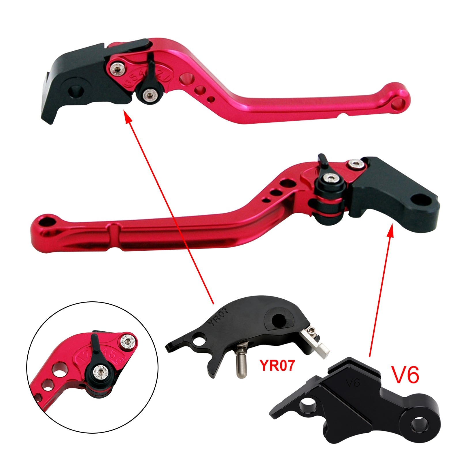Long Clutch Brake Lever fit for YAMAHA XSR900 XSR900GP MT-09 MT-09SP 2024-2025