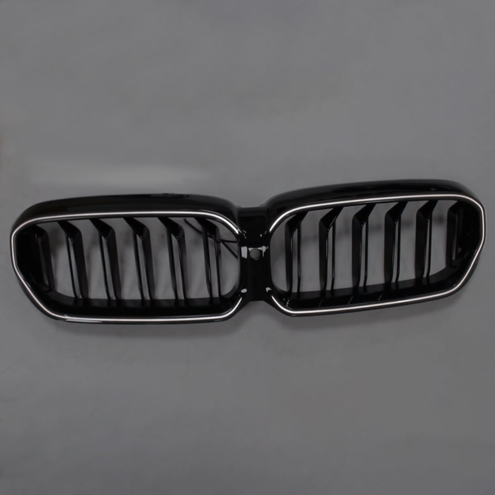 2021-2024 BMW 5 Series G30 G38 Double Slat Front Kidney Grille Gloss Black