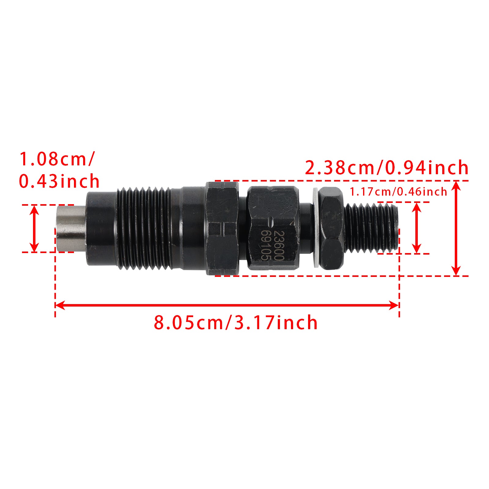 4Pcs Fuel Injector For Toyota 1KZ-T Land Cruiser 1KZ 093500-5700 23600-69105