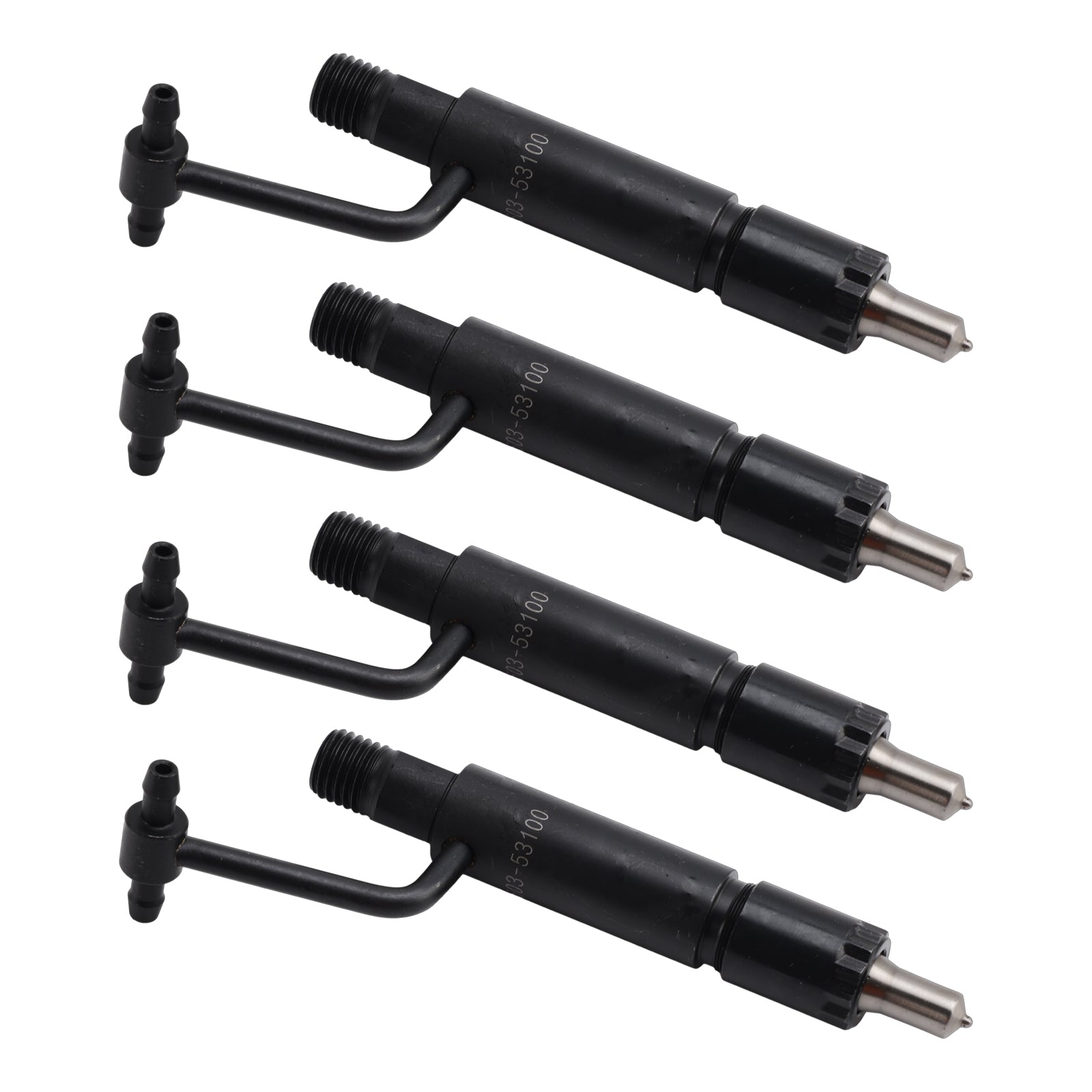 For John Deere Skid Steer Loader 4475 6675 7775 4PCS Fuel Injector AT110293