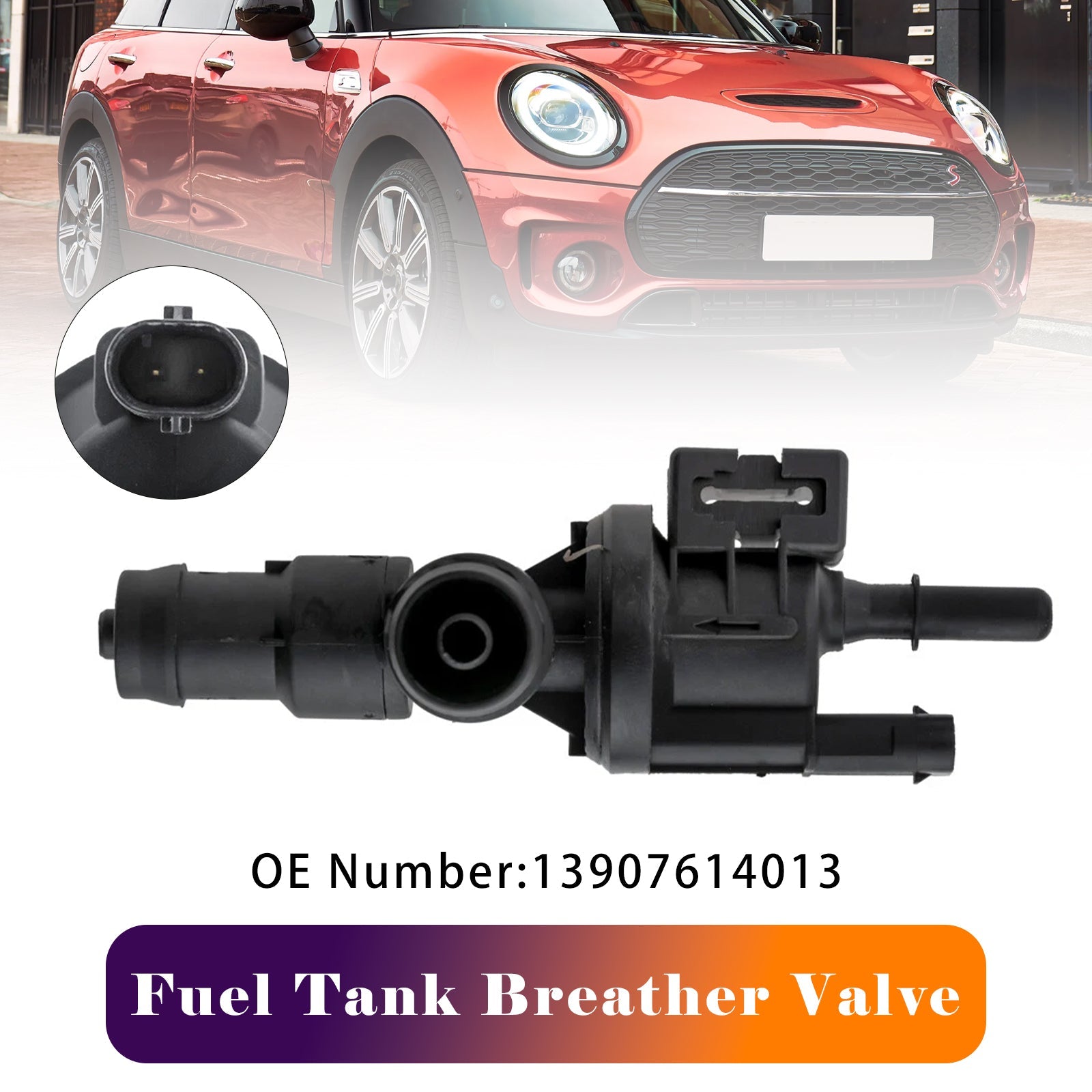 Vapor Canister Purge Solenoid 13907614013 for BMW X1 X2 228i M235i MINI 2.0L