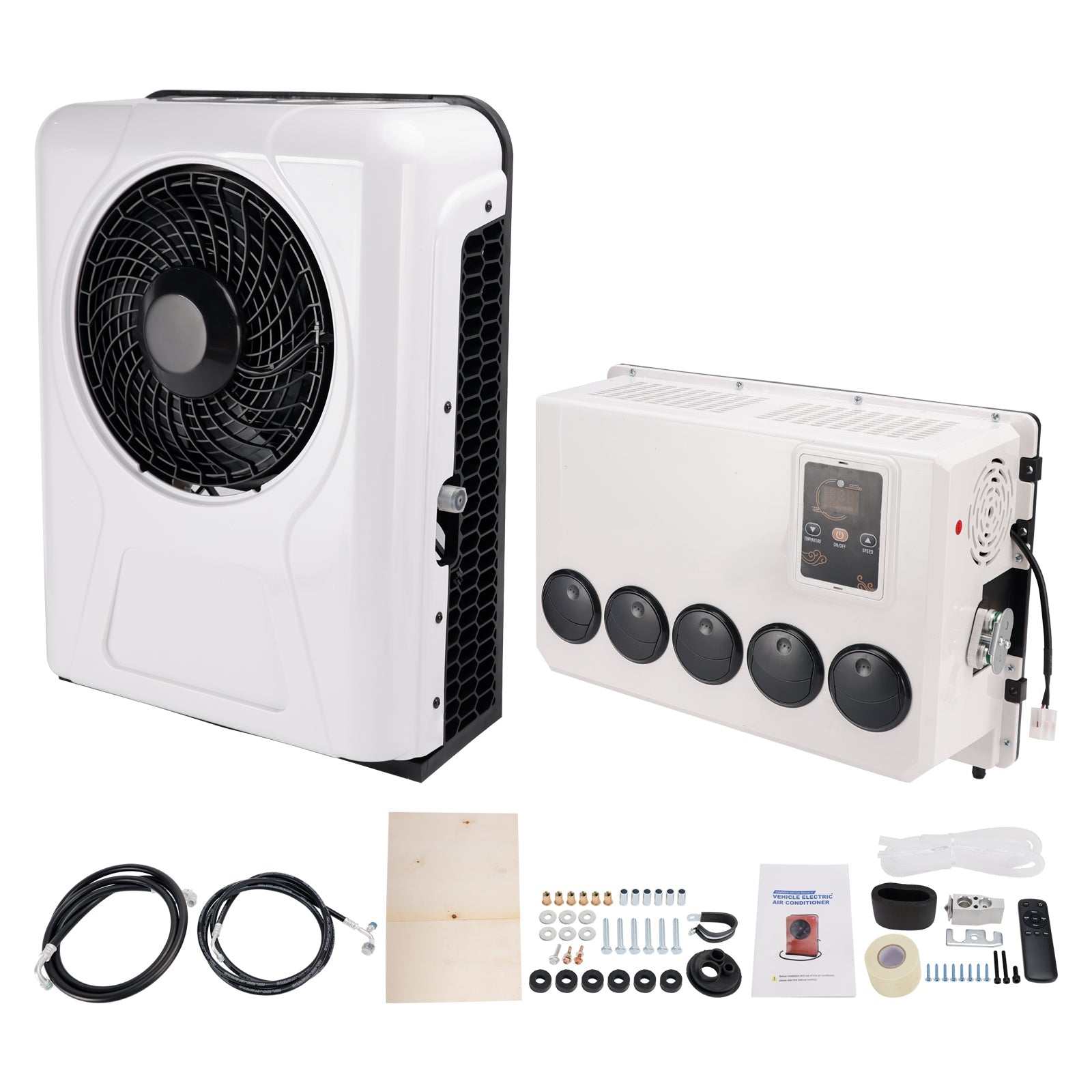 DC 24V RV Air Conditioner 13000btu Truck Split AC For Camping Trucks RVs Trailer