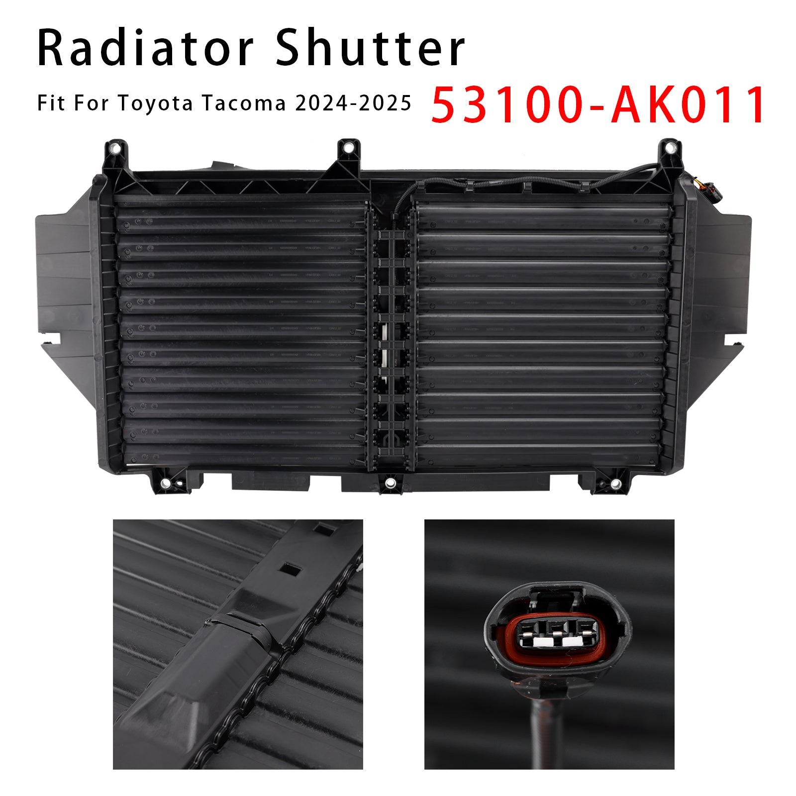2024-2025 Toyota Tacoma Radiator Shutter With Motor 2.4L 53100-AK011