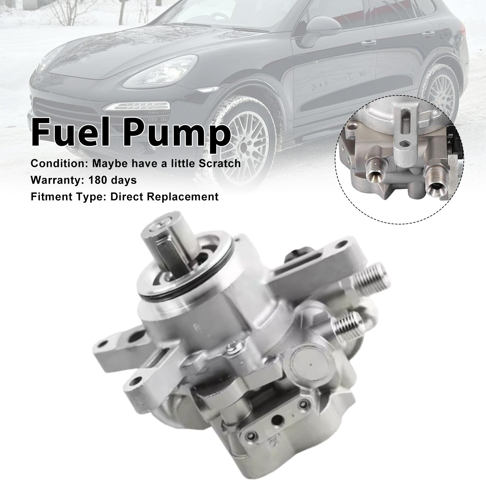 For Porsche Panamera 4S 3.0L V6 High Pressure Fuel Pump 948-110-315-23