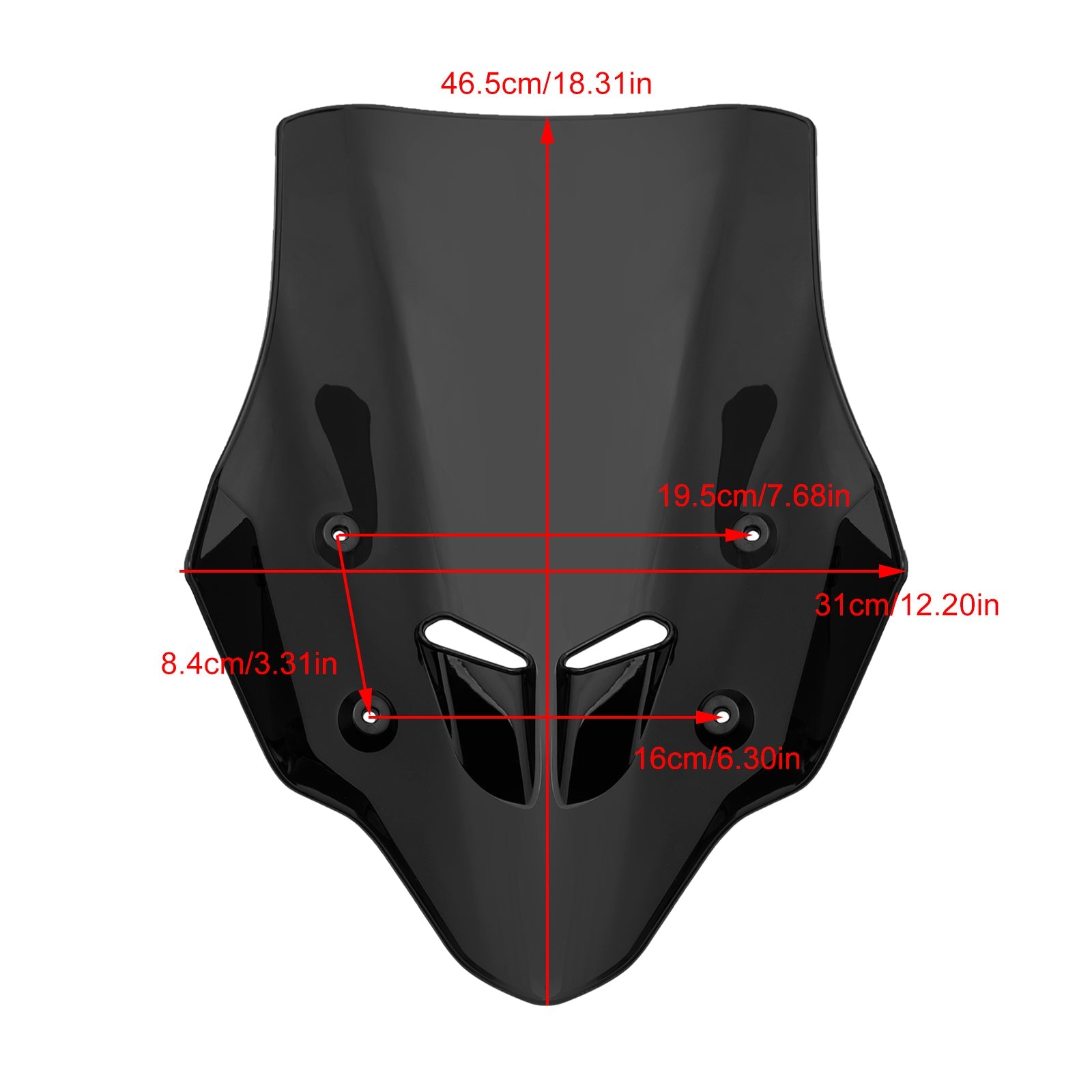 2019-2024 HONDA CB400X/CB500X ABS Motorcycle Windshield WindScreen