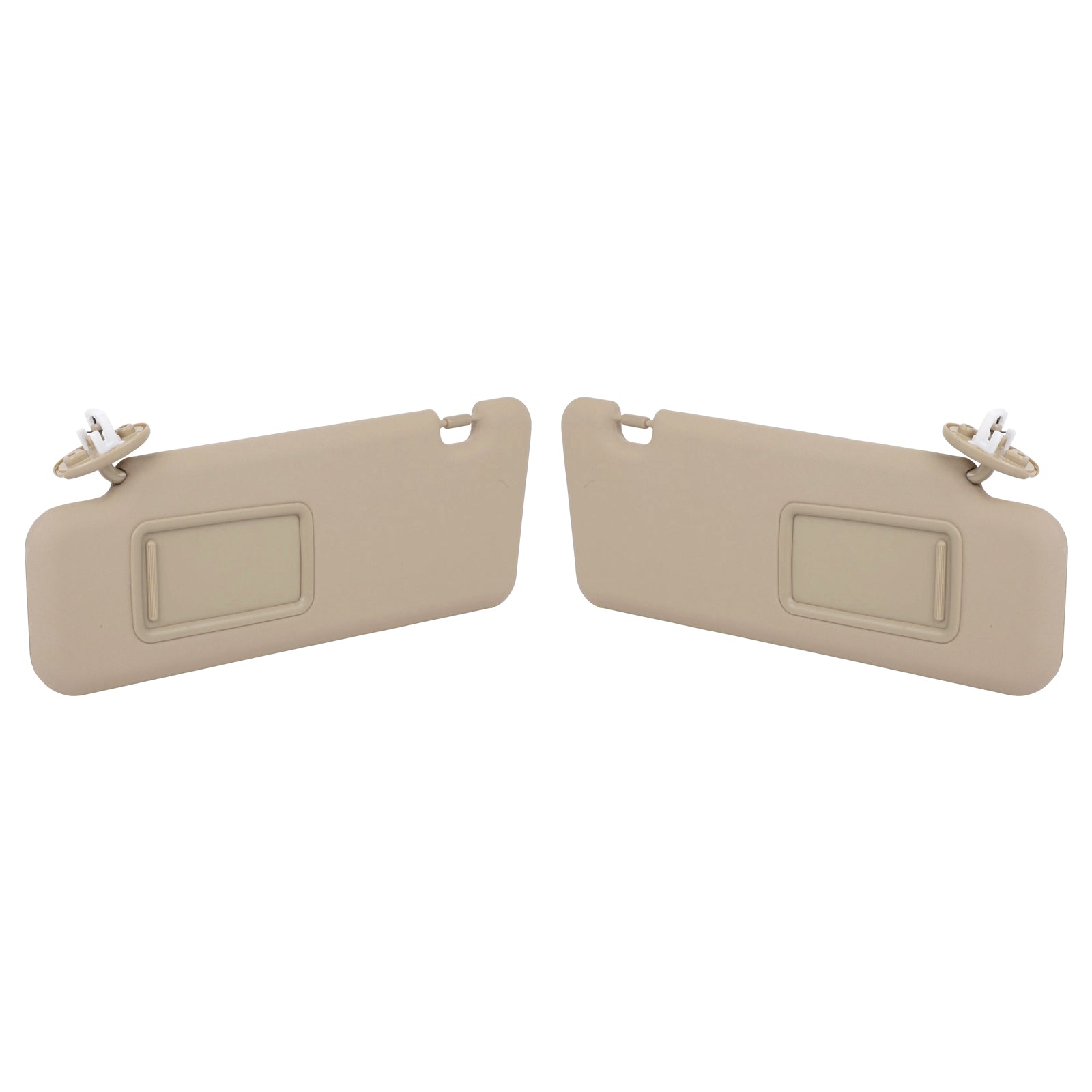 2008-2013 For Toyota Highlander Pair Beige Sun Visor 74321-48490-E0/74320-48500-E0