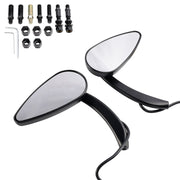 1990-2021 Sportster 883 1200 Black Custom Dynamics LED Turn Signal Mirrors