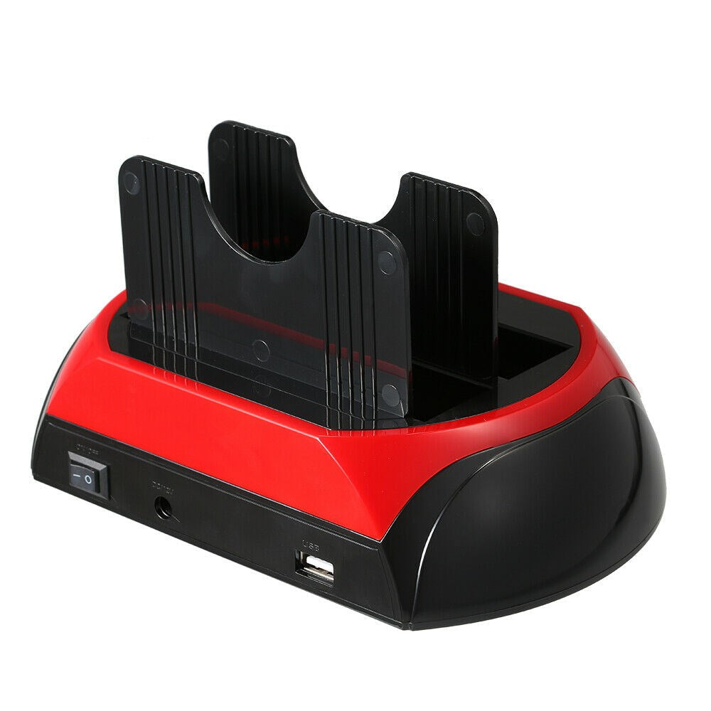 ALL in One HDD Docking/Dock Station HD Dual Bay USB to SATA IDE 2.5" 3.5" UK