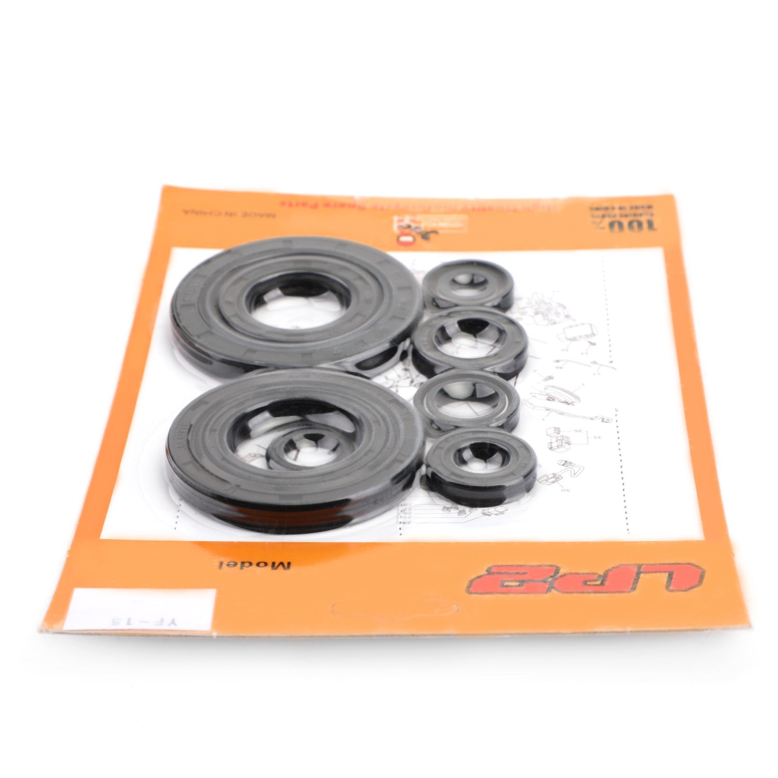 Complete Engine Oil Seal Crankcase Kit - 9pcs for Honda CRF250R 2010-2017 Generic