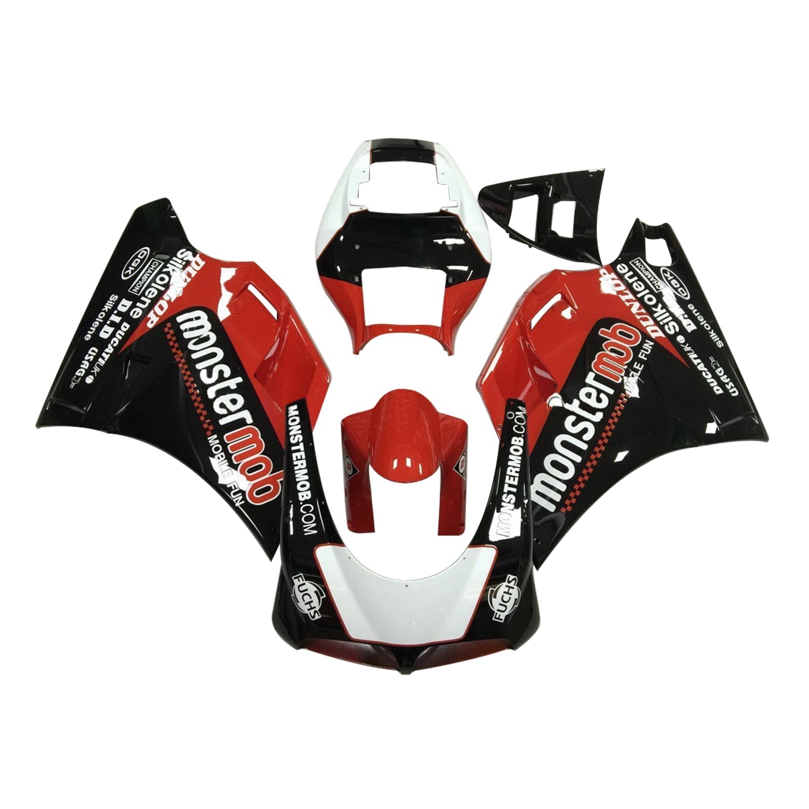 1996-2002 Ducati 996 748 916 998 Fairing Kit Bodywork ABS #103