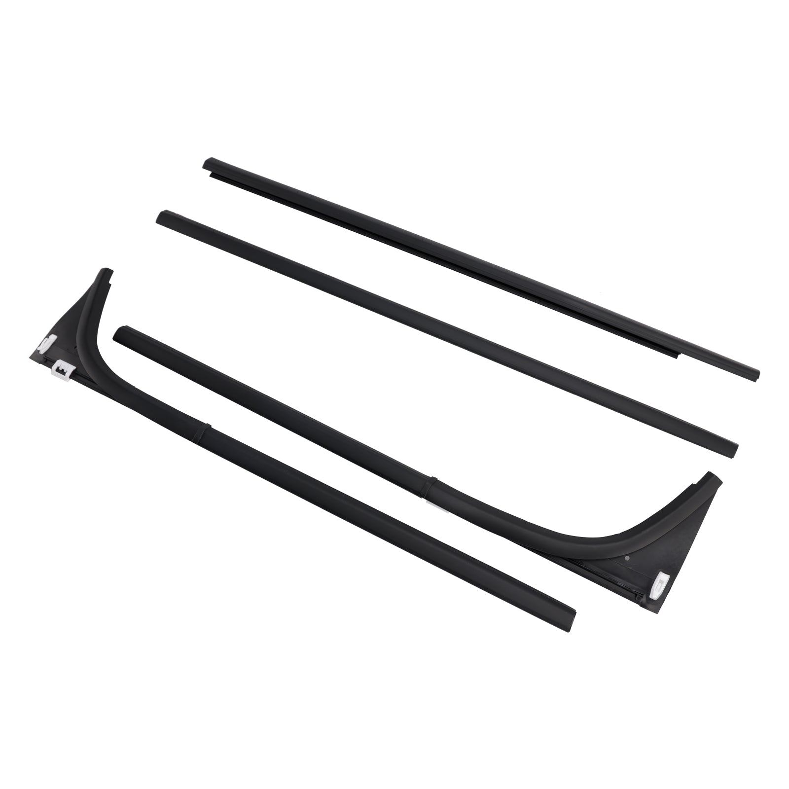 4pcs Inner Outer Weatherstrip Door Belt For Mazda BT-50 Pro Pick Up 2012-2019