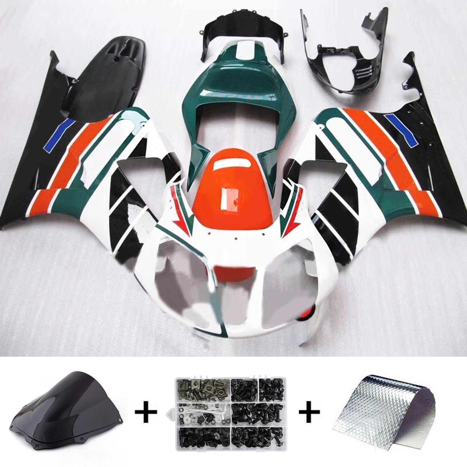 Injection Fairing Kit Bodywork Plastic ABS For Honda VTR1000 RC51 2000-2006