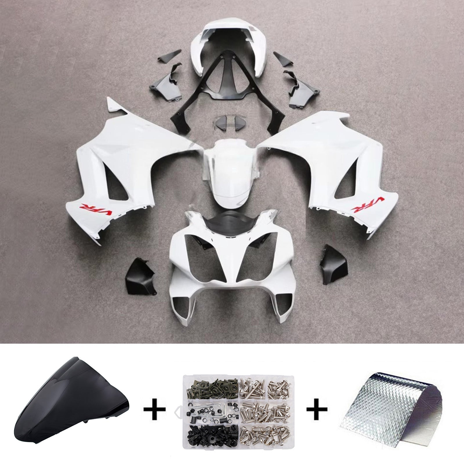 Injection ABS Plastic Bodywork Fairing Fit For Honda VFR800 2002-2012