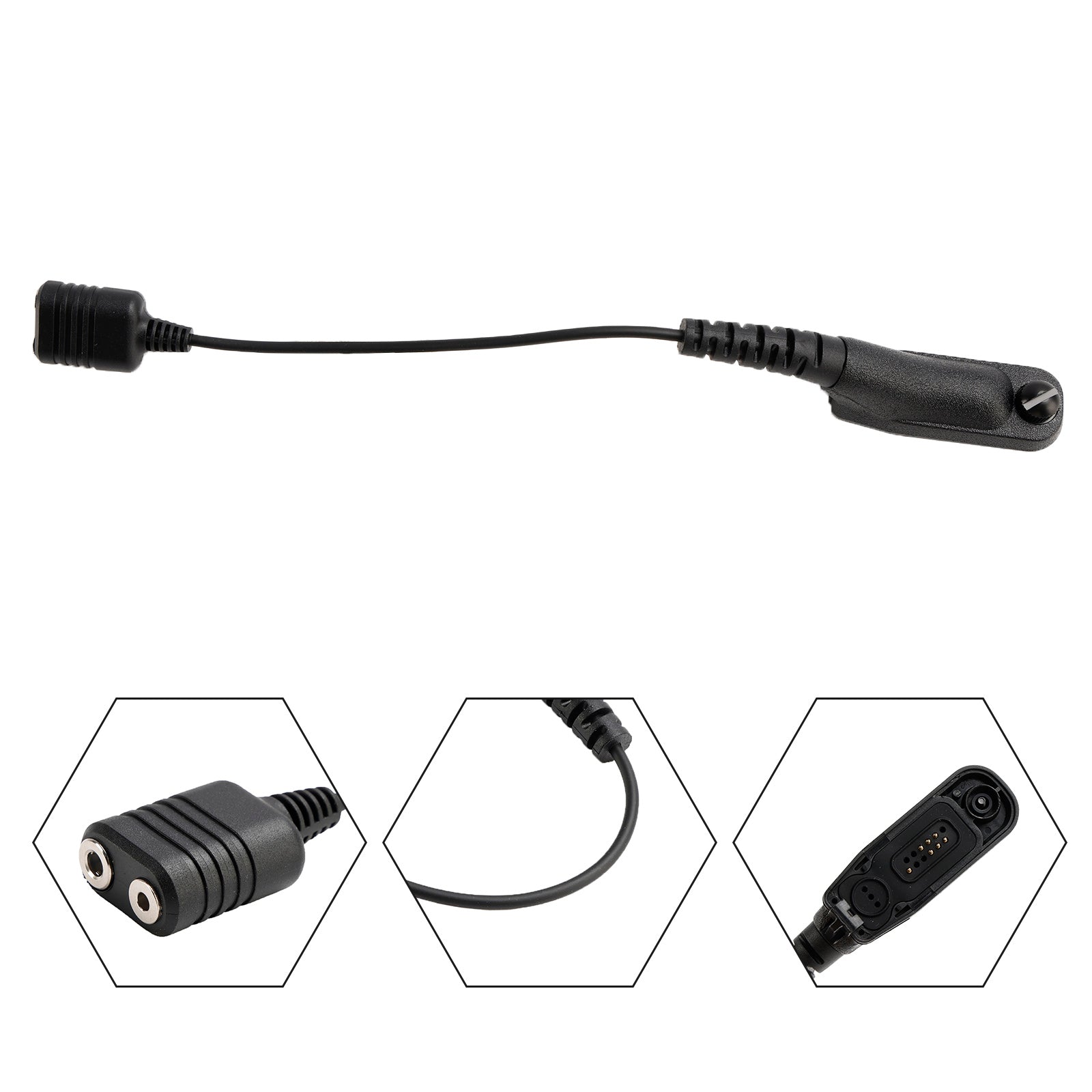 K Interface Headset Port Converter Cable for XPR6380 XiR P8208 DP3401 DGP6150