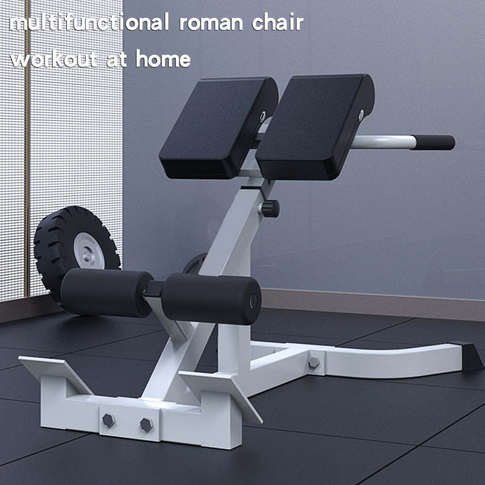 Supine Board Back Training Adjustable Roman Chair Back Extension Exercise Bench