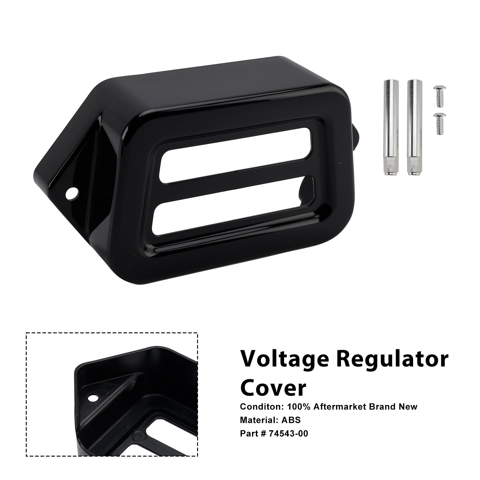 Voltage Regulator Cover For Road King Electra Street Road Glide 1997-2008