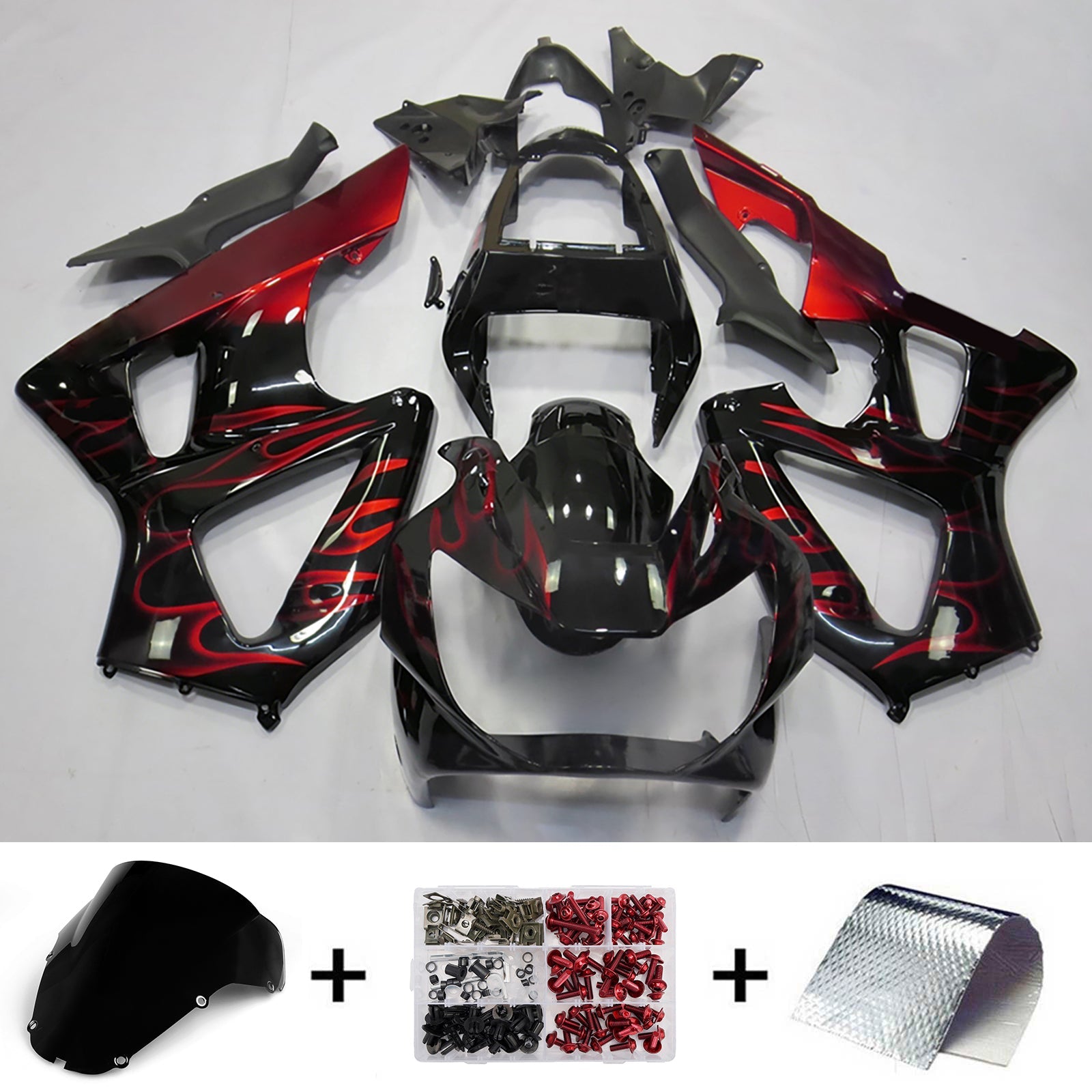Injection Fairing Kit Bodywork Plastic ABS For Honda CBR929RR 2000-2001