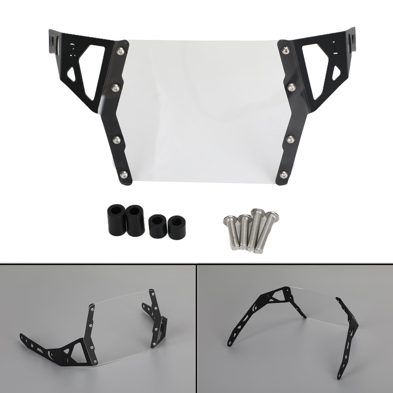 Headlight Grille Guard Cover Protector Fit For Suzuki Dl1050 Xt A 19+,Clear