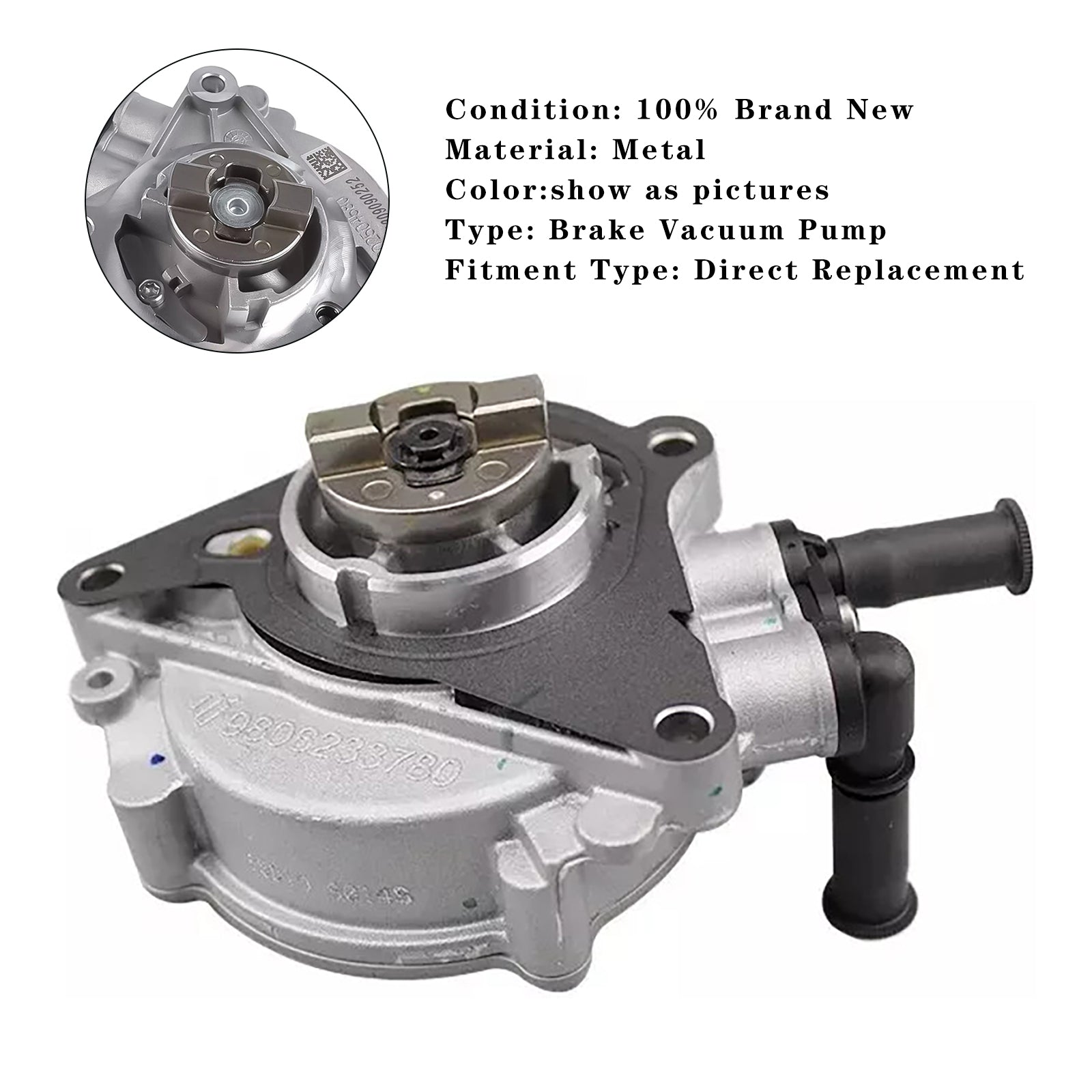 2015-2017 Peugeot 5008 1.2 Brake Vacuum Pump 9827166480 9812535980 91220