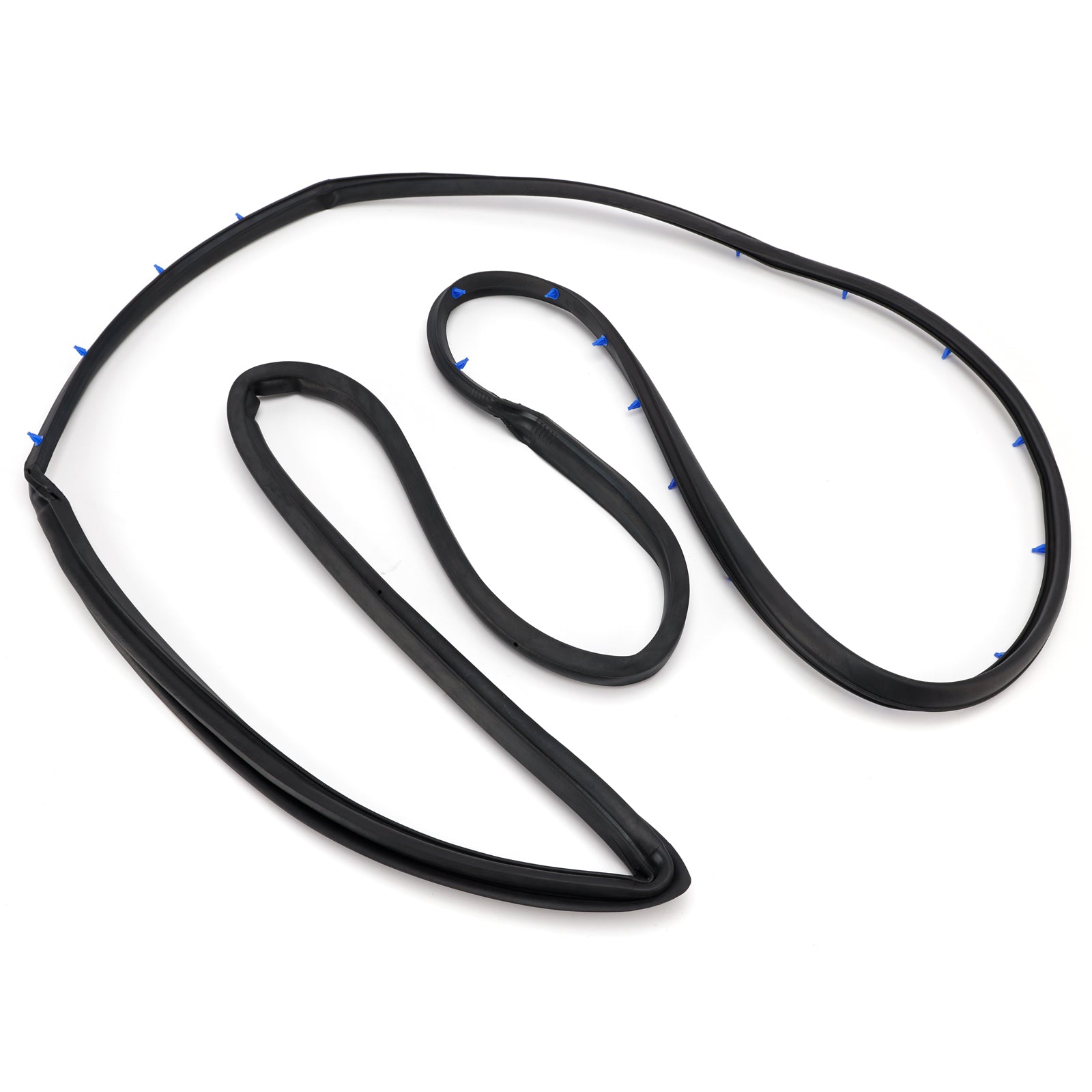 2Pcs Left+Right Front Door Weatherstrip For Toyota Land Cruiser 70 Series 67861-60020