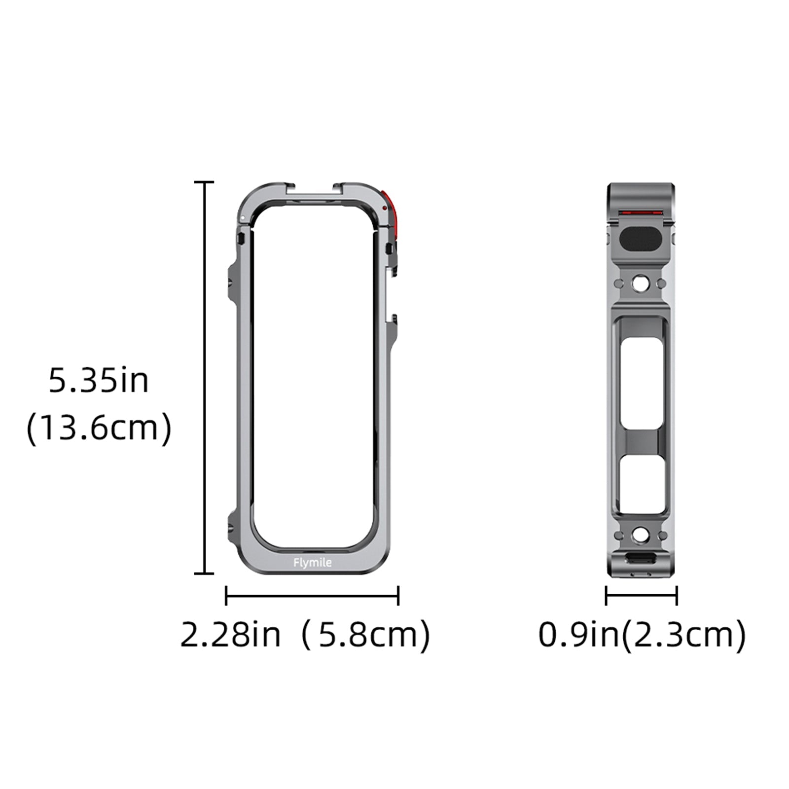 Utility Frame Case Cage for Insta360 X5 Protective Case Silicone Lens Cap Guard