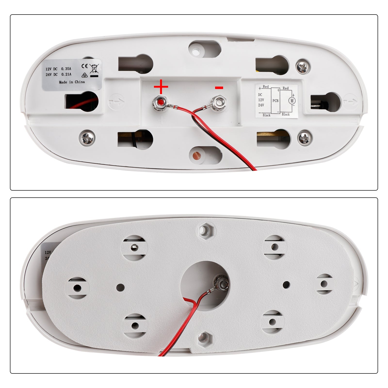 12V/24V Auto-Sensing Low-Power Draw Fan For Boats and RV White