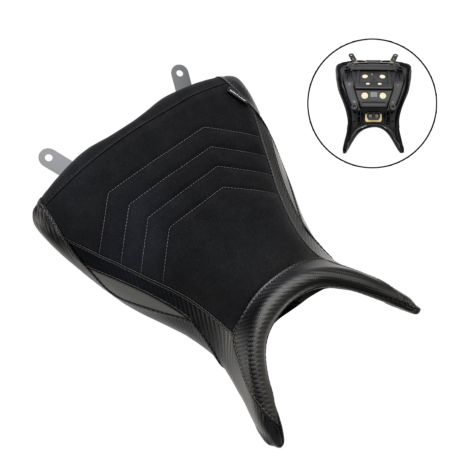 2015-2023 Yamaha Mt-03 Yzf-R3 Front Driver Raider Seat Pillion Saddle Gray