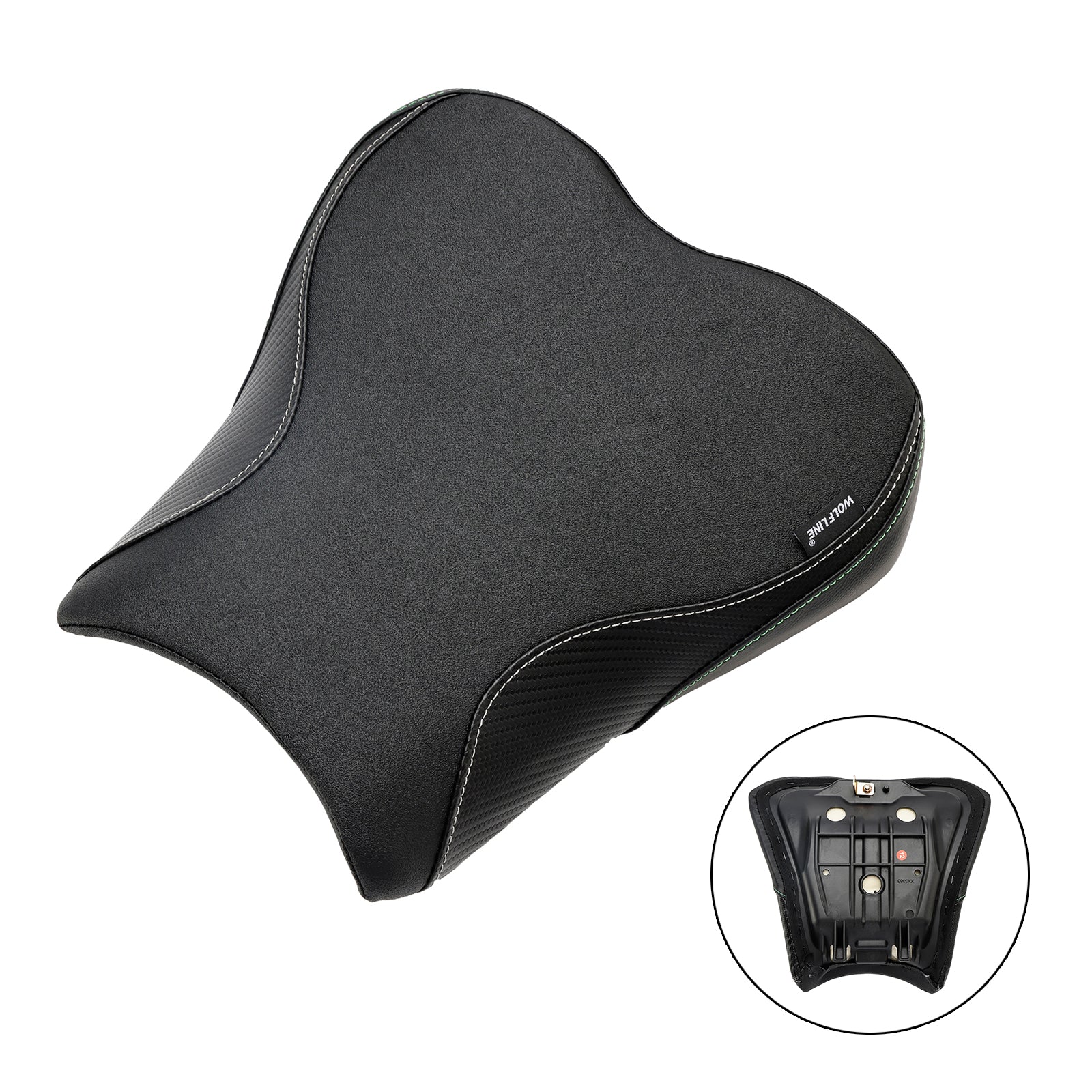 2023 KAWASAKI Ninja ZX-4R ZX-4RR Front Driver Raider Seat Pillion Saddle Black