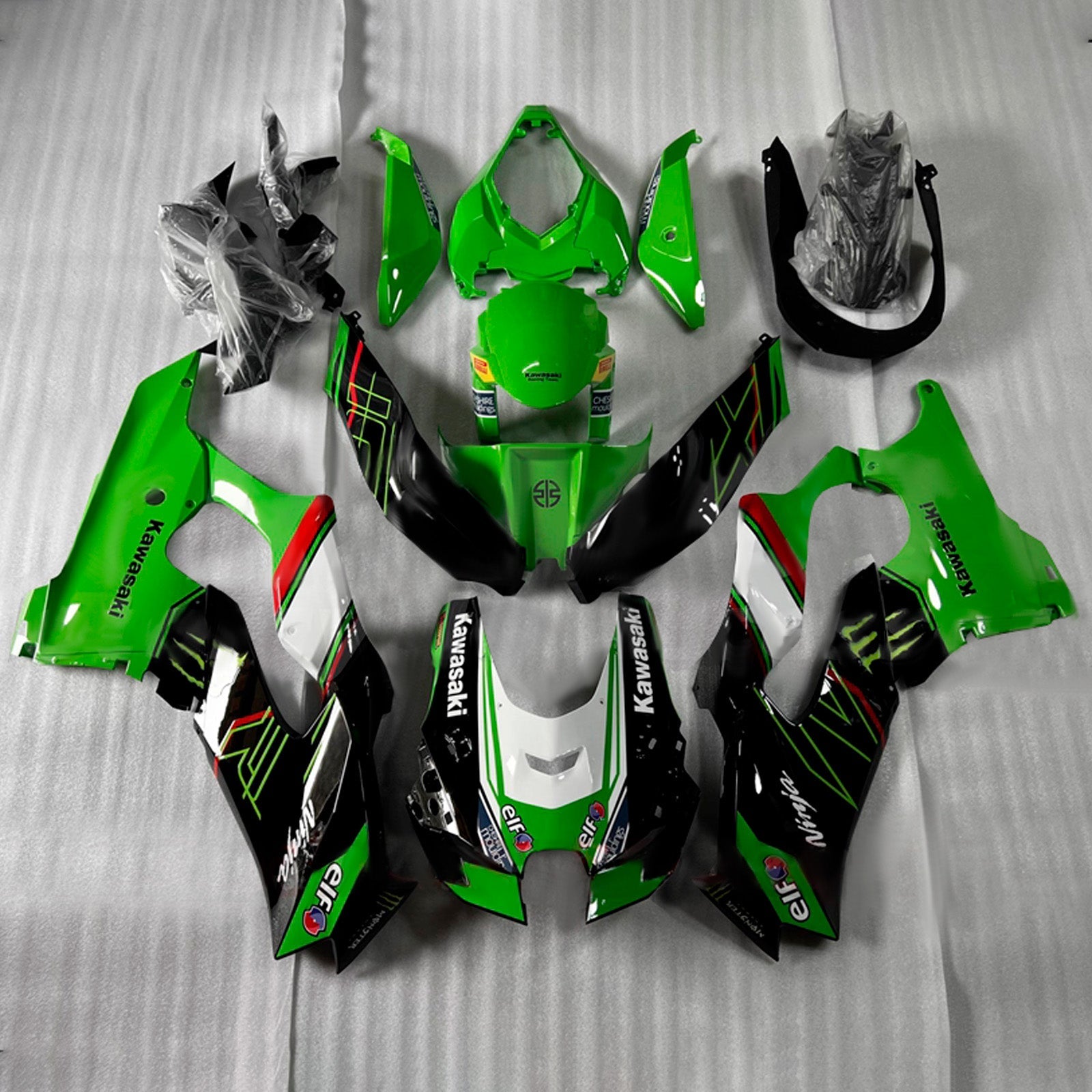 Injection Fairing Kit Bodywork ABS fit For Kawasaki ZX-10R ZX-10RR 2021-2025