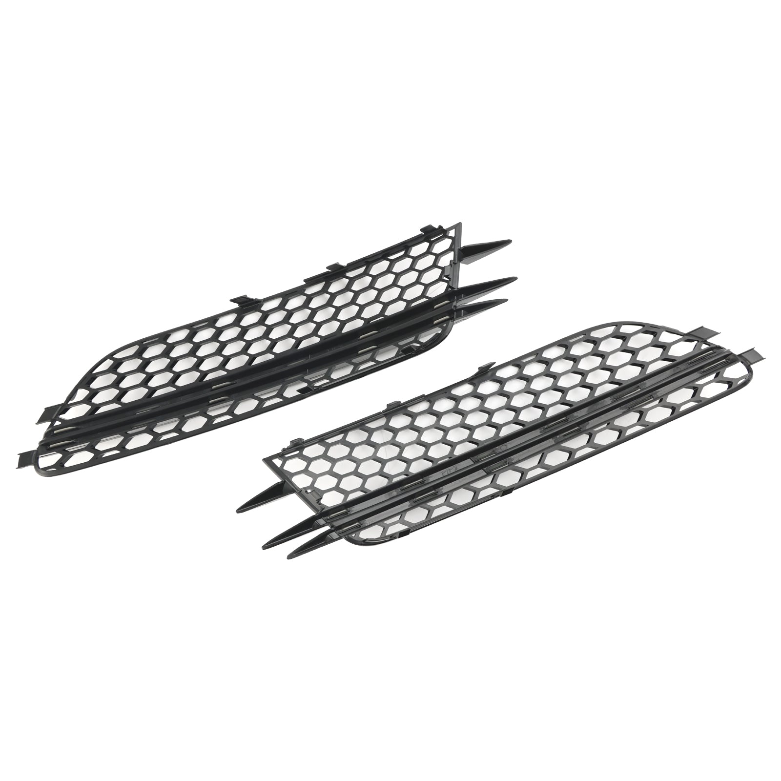 2012-2015 Audi A6 4G C7 2PCS Front Fog Light Cover Bezel Bumper Grille
