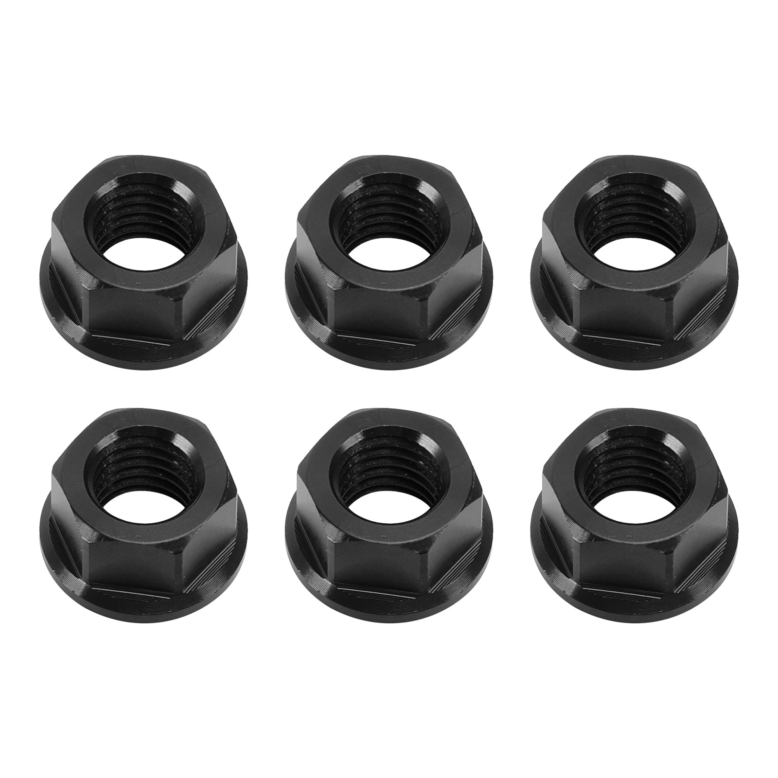 Rear Sprocket Nut Kit M10x1.5mm Black For Aprilia RSV RSV4 1000R Factory 04-16