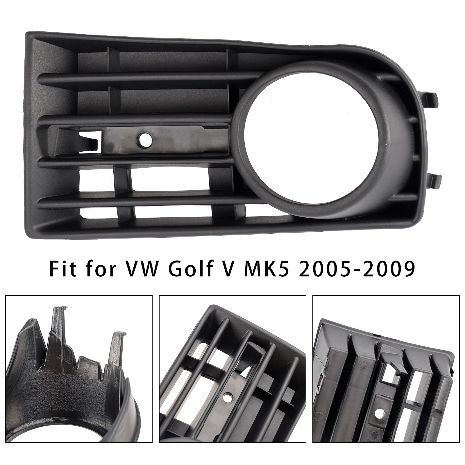 2005-2009 VW Golf V MK5 Front Left Side Bumper Grille Fog Light Grill 1K0853665B