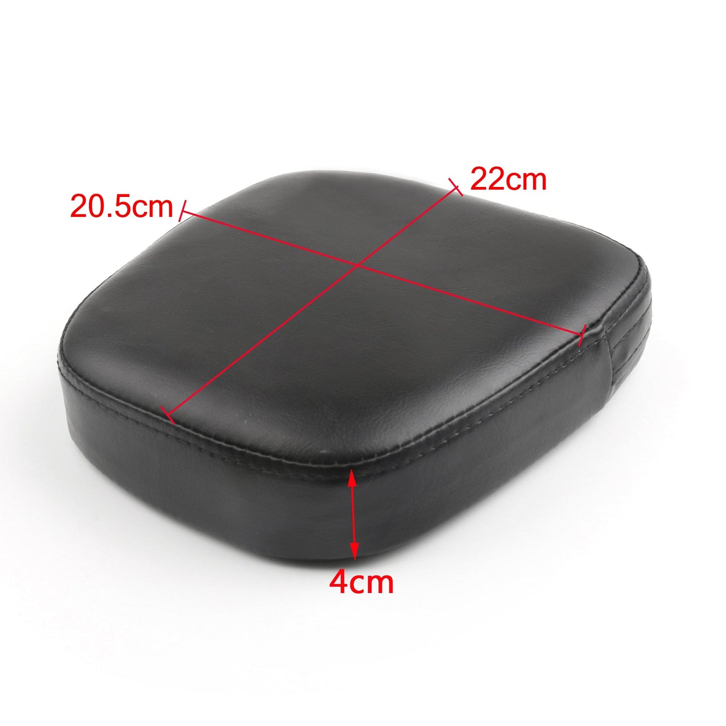 Universal Backrest Cushion Pad for Kawasaki Choppers Honda Suzuki Yamaha