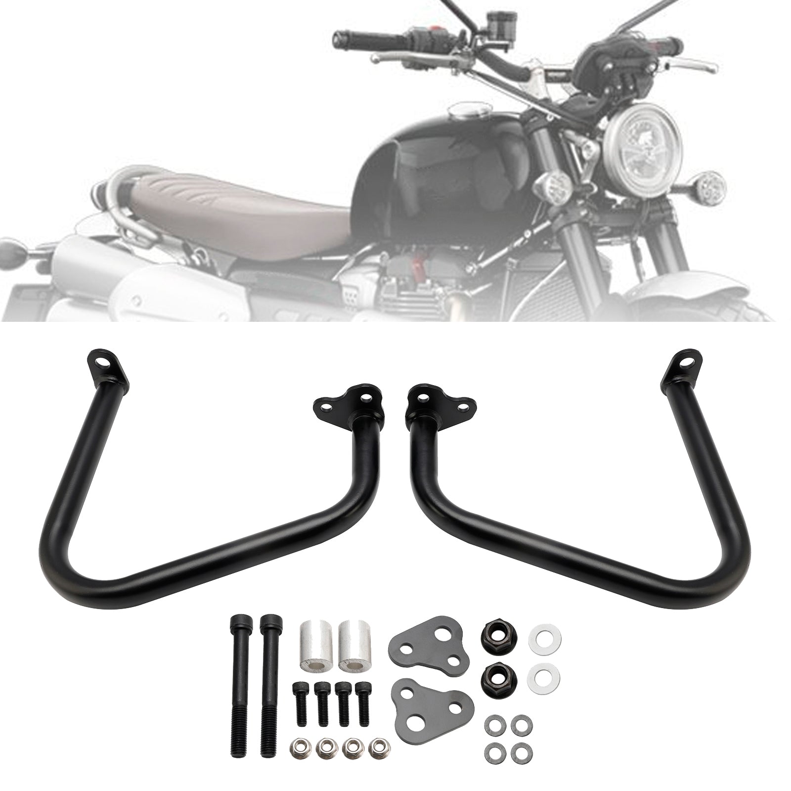 2021-2024 Scrambler 1200 XE Engine Guard Crash Bar Frame Protector Bumper