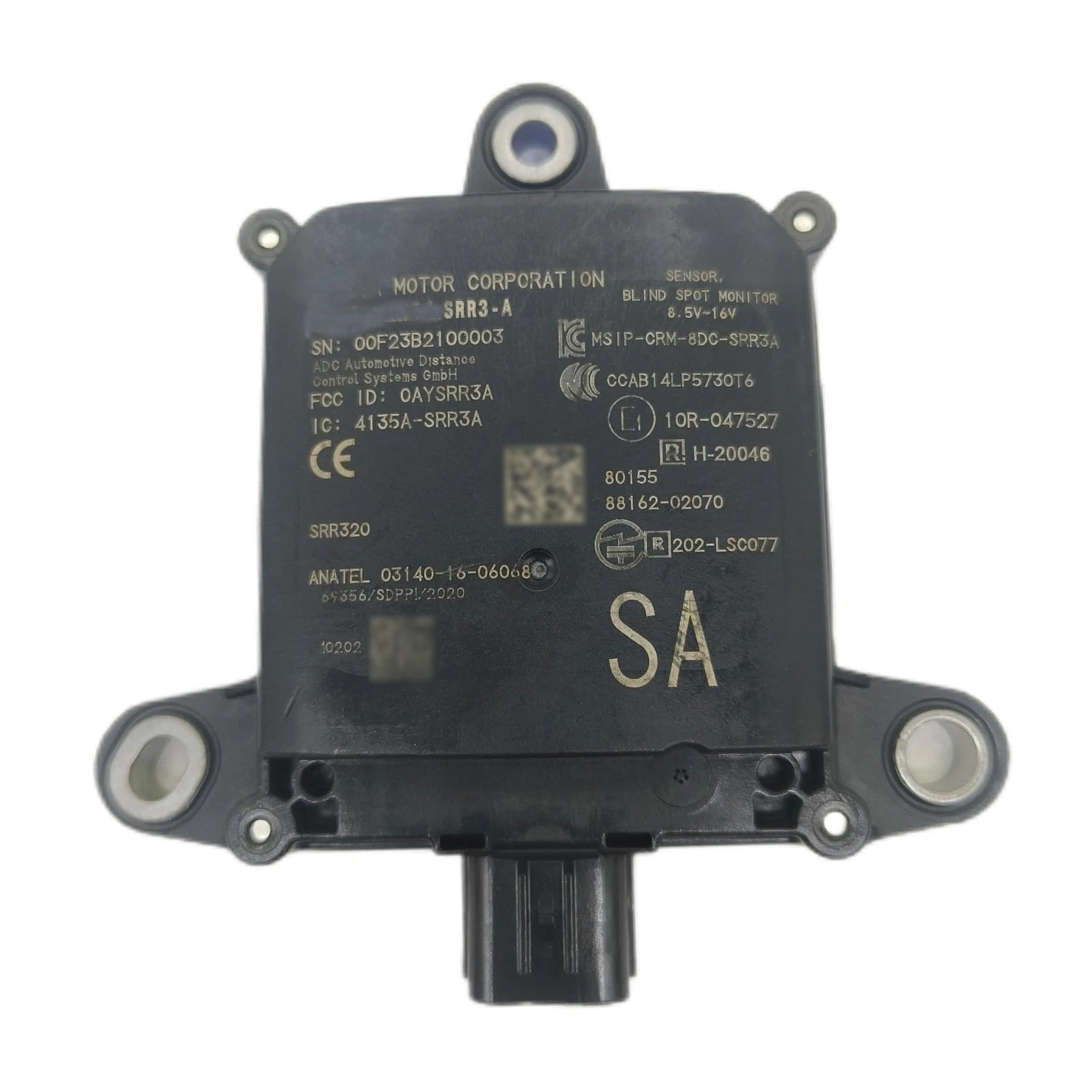 2020-2023 For Toyota Corolla Rear Blind Spot Radar Sensor Module 88162-02070